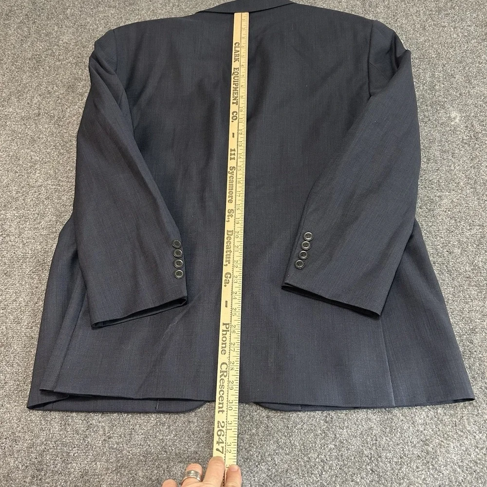 Joseph Abboud Blazer Mens‎ 46R Blue Wool Slim Fit Sport Coat